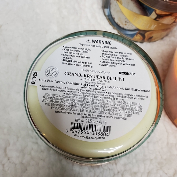 Bath & Body Works 3 Wick Candles NEW - Picture 5 of 15